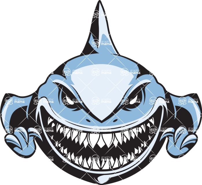 Vector Mascot Collection - Shark Mascot Clipart